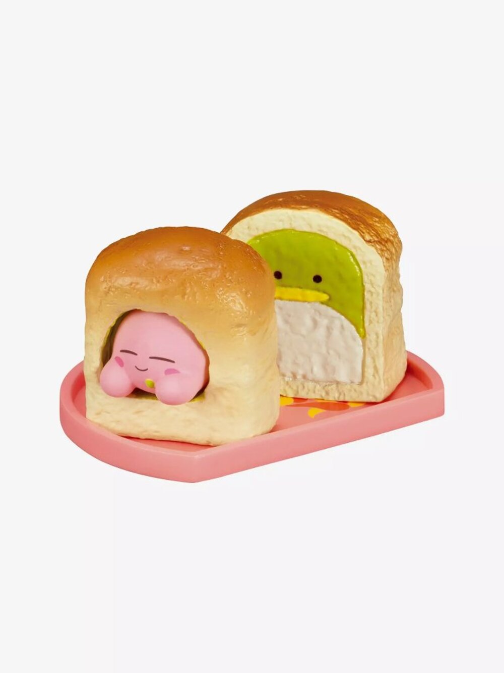 Re-Ment Kirby Gather! Bakery Café collectible figure featuring a Green Pea Bun